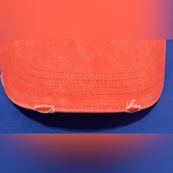 Von Dutch Unisex Strap back Distressed Cap - Picture 3 of 8